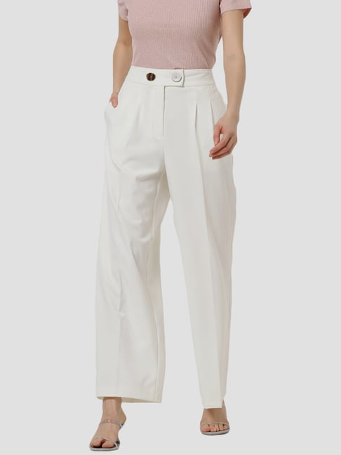 Buy OffWhite Cotton Pants