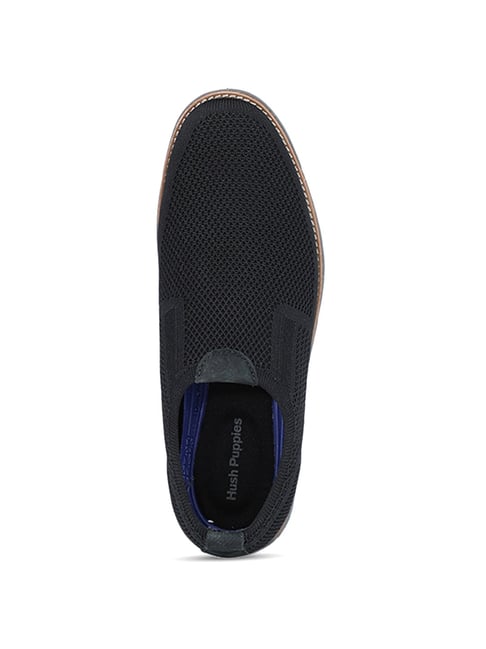 Hush Puppies by Bata Men's Black Casual Slip-Ons
