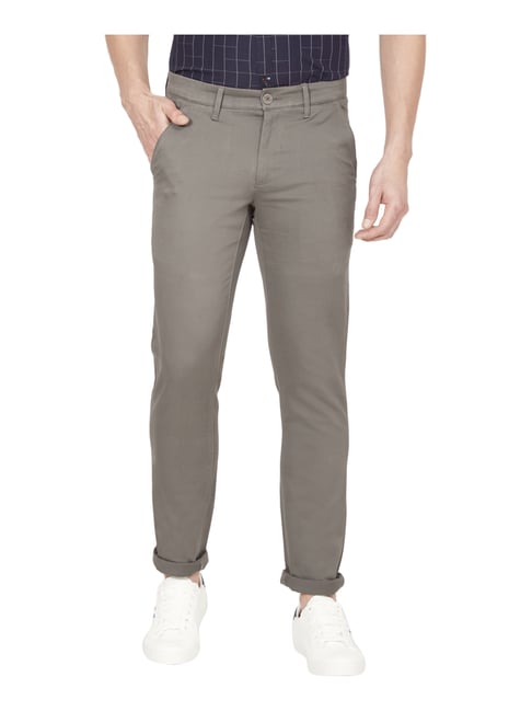 Buy Black Trousers & Pants for Men by OXEMBERG Online | Ajio.com