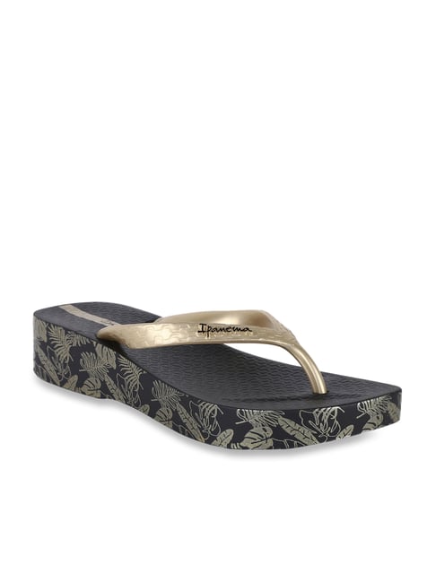 Ipanema Estilos Mix Golden & Black Flip Flops