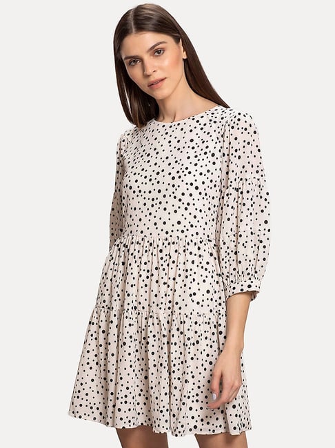 polka dot skater dress