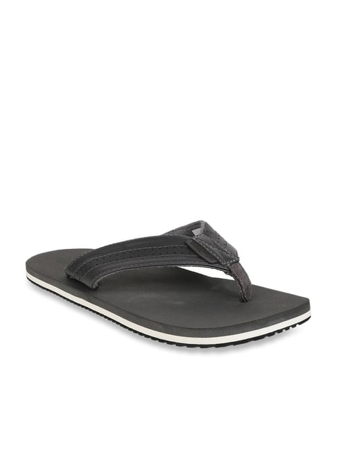 United Colors of Benetton Dark Grey Flip Flops