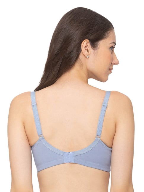 Buy Candyskin Non-Padded Non-Wired Bra - Blue (32B) Online