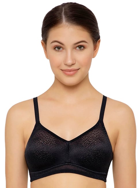 Wacoal Back Appeal Non-Padded Wired Full Coverage Full Support Everyday  Comfort Bra - Black