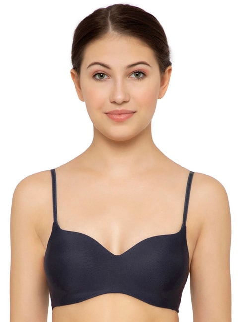 Wacoal Grey Non Wired Padded Seamless Bra Price in India