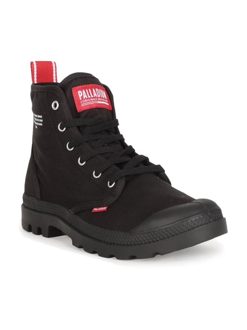 Palladium store shoes black