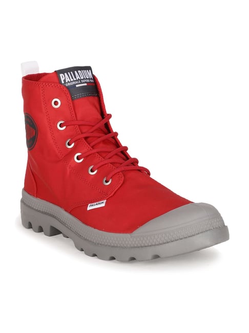 Buy Palladium Red Salsa Casual Boots for Men at Best Price Tata CLiQ