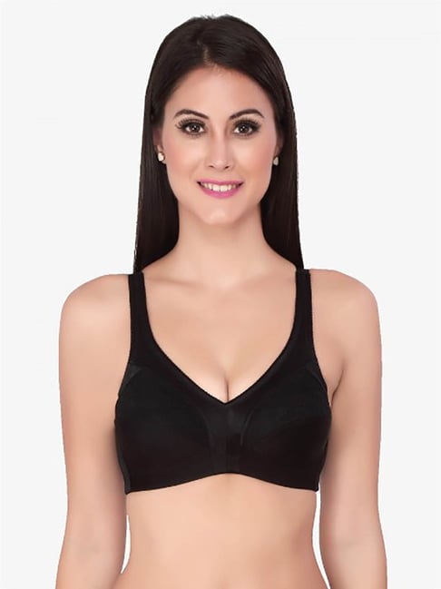 Soie Multicolor Non Wired Non Padded Everyday Bra (Pack Of 2)