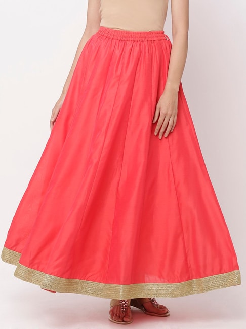 Globus Pink Maxi Skirt Price in India