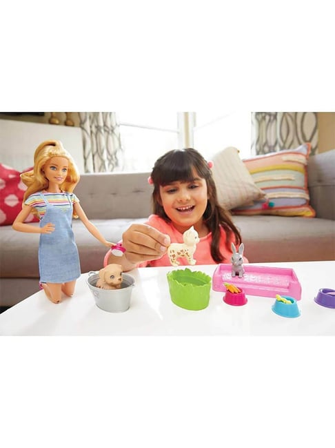 Buy Barbie Plan Wash Pets Doll Playset for Kids Toys Online