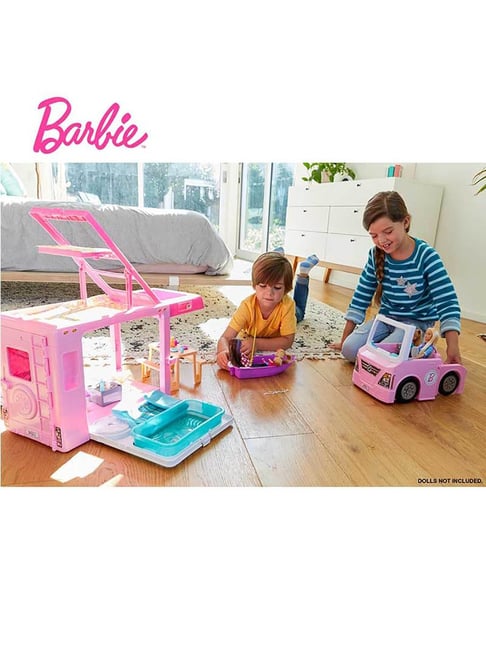 Dreamcamper Vehicle Set Dream Camper De Barbie Barbie Camper