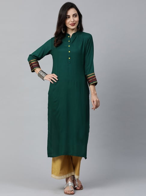 Indo Era Green Kurta Price in India