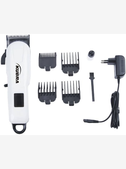 Kubra KB-809 Professional Cordless Trimmer for Men (White)