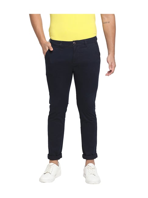 Pepe Jeans Navy Regular Fit Trousers