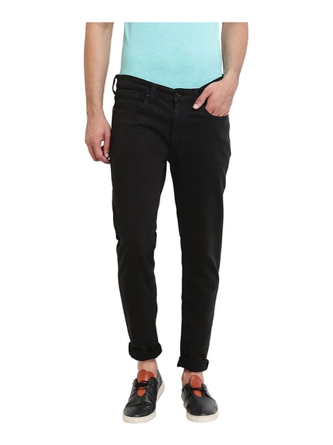 Pepe Jeans Black Mid Rise Jeans