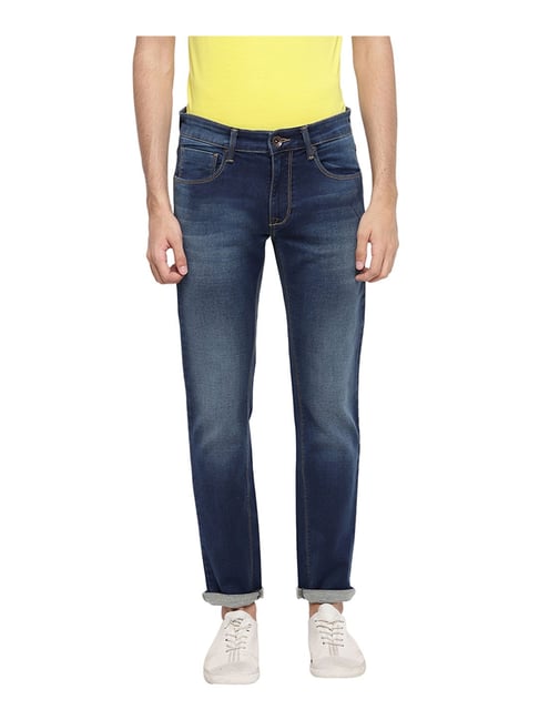 Pepe Jeans Wiser wash Blue Regular Fit Mid Rise Jeans