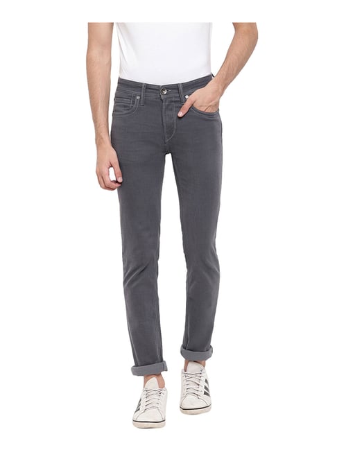 Pepe Jeans Dark Grey Slim Fit Jeans