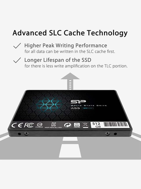 Buy Silicon Power A55 SP512GBSS3A55S25 2.5 Inch SATA III 512GB SSD