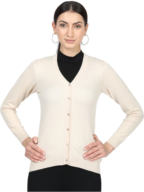 beige cardigan top