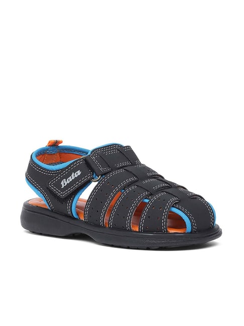 Bubblegummers by Bata Kids Black Fisherman Sandals