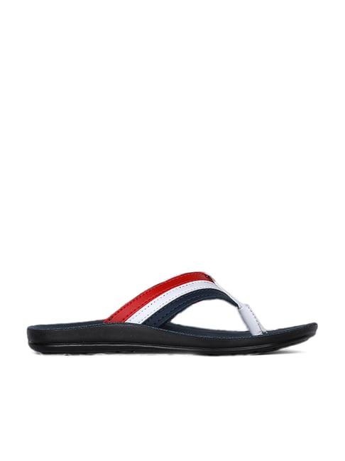Designer Kidswear Tommy Shoes Boys Bata Kids Navy Thong Sandals