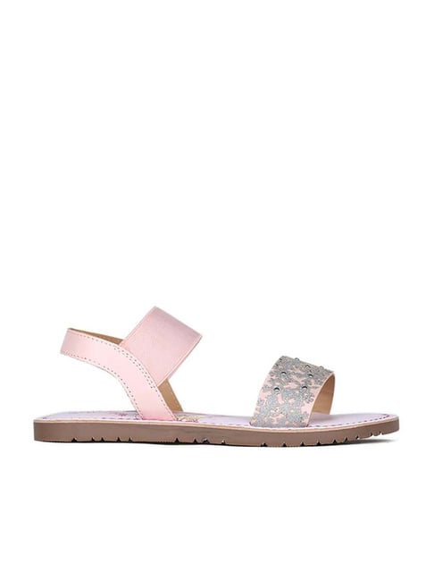 Sare Çocuk Giyim Girl's White Heeled Sandals - Trendyol