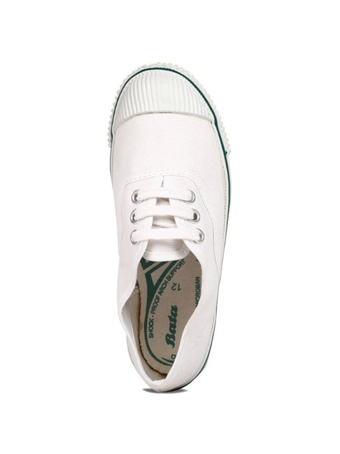 Bata Kids White Sneakers
