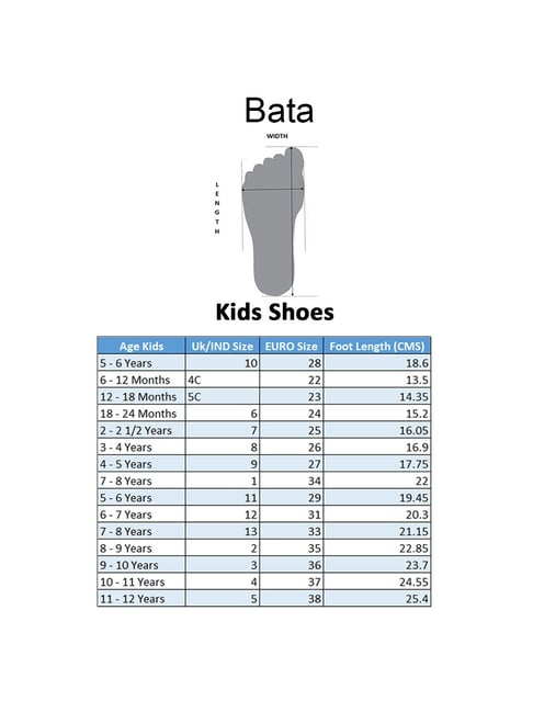 Bata Kids Black Sneakers