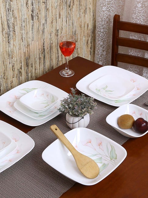 Corelle Square Corelle Rose Corelle Chelsea Rose Dinnerware Set