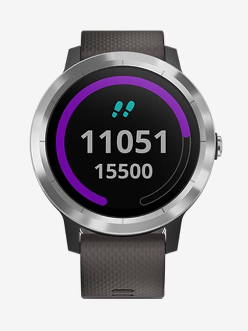 Buy Garmin Vivoactive 3 Element Smartwatch with Additional Black Band (Grey) Online at Best 