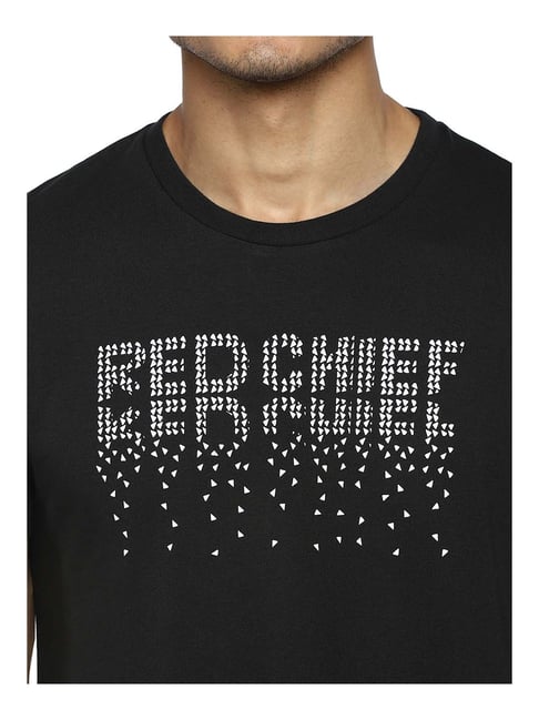 Buy Red Chief Jet Black Jersey Printed T-Shirt for Men Online @ Tata CLiQ