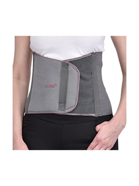 Buy TATA 1MG Abdominal Belt Black, Abdominal Support for post Delivery,  Slimming Waist, and Lower Back Pain, (Suitable for both sizes L and XL;38-46inches)  Online at Low Prices in India 