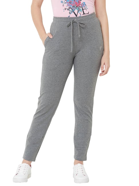 Juliet Grey Textured Trackpants