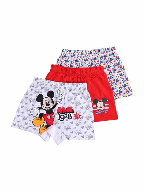 Bodycare Kids Multicolor Printed Trunks - Pack of 3