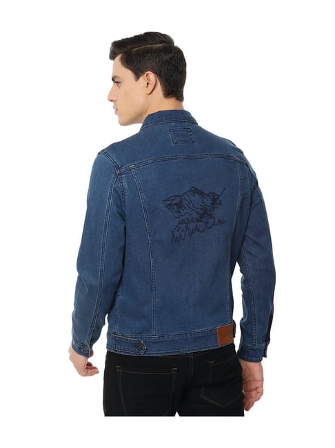 Buy Louis Philippe Men's Jacket (LPJKMBOPH66902_Blue_S) at Amazon.in