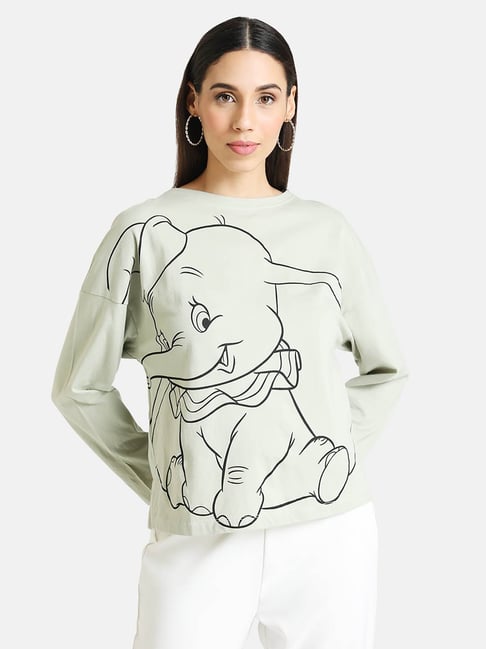 Kazo Green Printed T-Shirt - Disney Collection