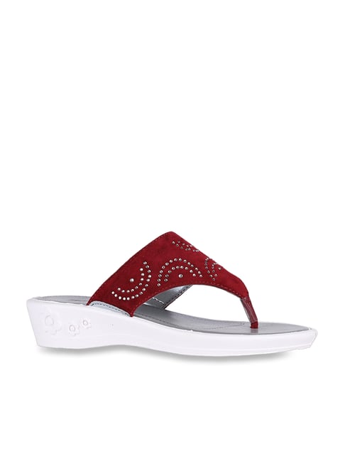 Buy Bubblegummers by Bata Kids Red Thong Sandals for Girls at Best