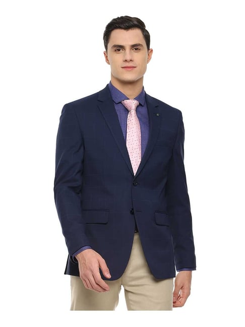 Buy Louis Philippe Sport Blue Super Slim Fit Blazer for Men Online @ Tata  CLiQ