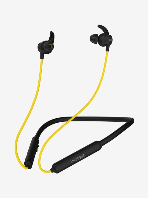 Noise Tune Active Wireless Bluetooth Neckband with Microphone (Pop Yellow)