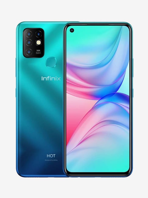 Buy Infinix Hot 10 128 Gb Ocean Wave 6 Gb Ram Dual Sim 4g Online At Best Prices Tata Cliq