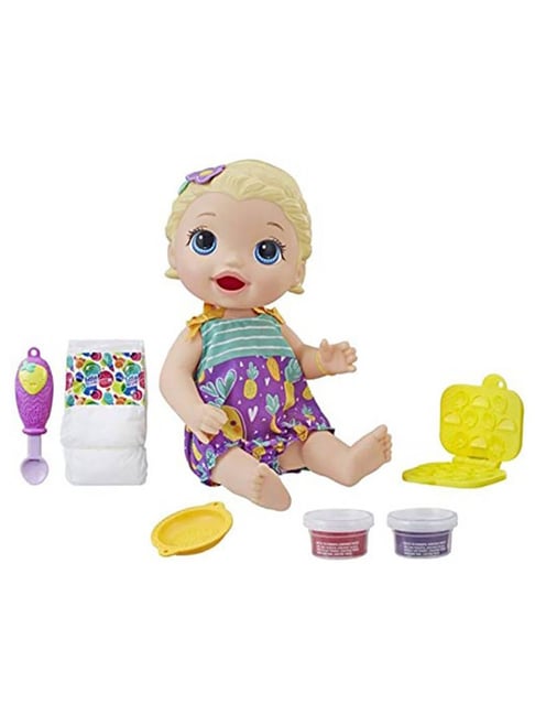 Buy Baby Alive Snackin Lily Blonde Hair for Kids Toys Tata CLiQ