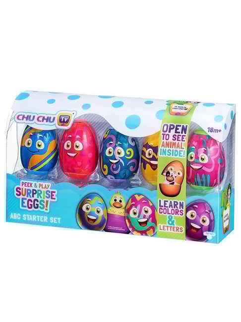 Buy Peek Play Surprise Eggs by Chuchu TV: ABC Starter for Kids
