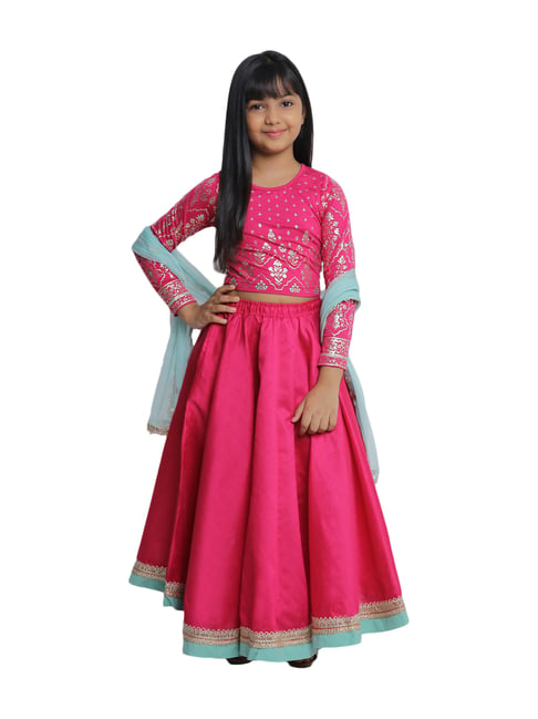 Buy Pink Ethnic Wear Sets for Girls by BIBA Online | Ajio.com