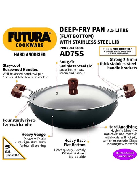 Futura stainless steel discount kadai