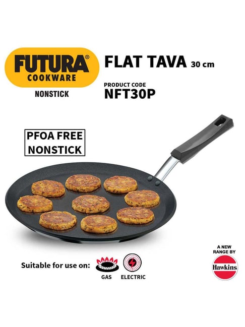 Buy Hawkins Futura Black Hard Anodised Flat Tava - Set of 1 at Best Price @  Tata CLiQ