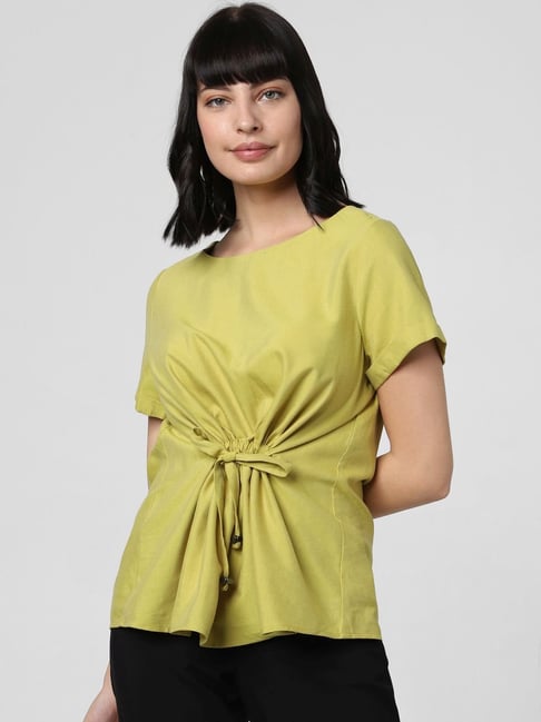 Vero Moda Green Short Sleeve Top