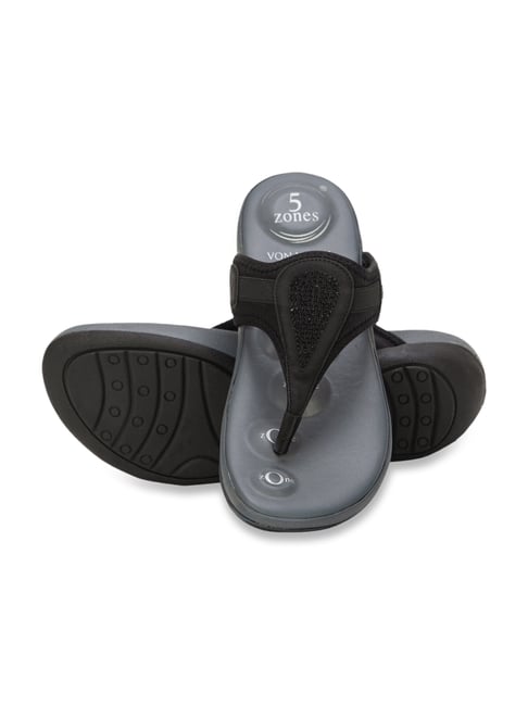 Buy Von Wellx Germany Black Thong Sandals for Women at Best Price @ Tata CLiQ