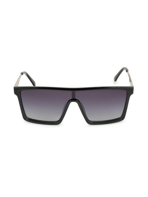 Mens Aviator Shield Sunglasses 45MM Thick Frame Low Profile Modern Casual  Khan | eBay