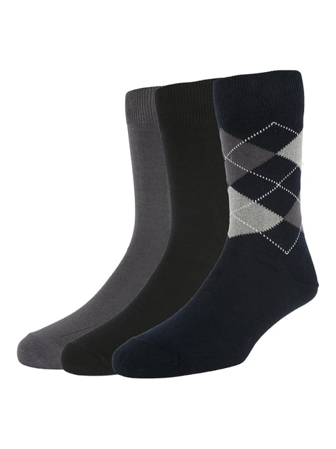 Peter England Assorted Socks - Pack of 3