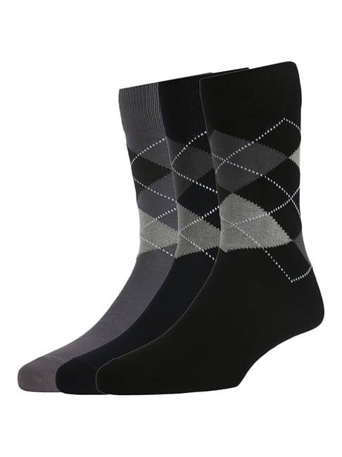 Peter England Assorted Socks - Pack of 3